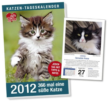 Tageskalender Katzen 2012