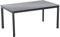 MWH Das Original Alutapo Esstisch mit Aluminiumrahmen und Glasplatte160x95 cm