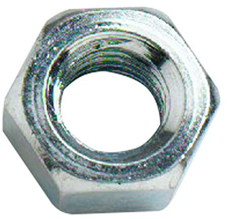 Merriway BH02473 - Acero Tuerca Hexagonal M10, Galvanizado Brillante (Paquete De 10)