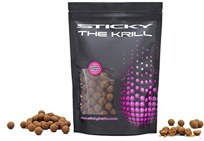 STICKY The Krill Boilie Fishing Lure, Brown, 750 gr