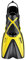 Flosse Mares Aquazone X-One, Schnorchelflosse Erwachsene – Unisex, Gelb, S/M