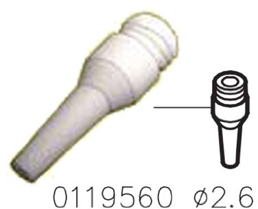 jbc-0119560 Endstück Pumpe desoldadora 2,8 mm