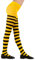 W WIDMANN MILANO Party Fashion - Strumpfhose gestreift für Kinder, Kostüm Zubehör für Hexen-, Marienkäfer-, Bienen-, Elfenkostüme, den Alltag uvm.
