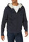Amazon Essentials Felpa con Cappuccio e Cerniera Integrale in Pile Foderata in Sherpa Uomo, Blu Marino, M
