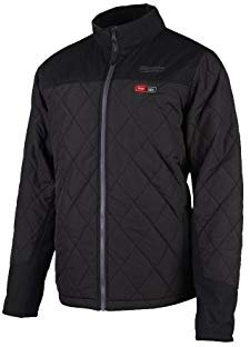 Milwaukee Thermo-Daunenjacke, Gr. XL, ohne Batterie, Schwarz