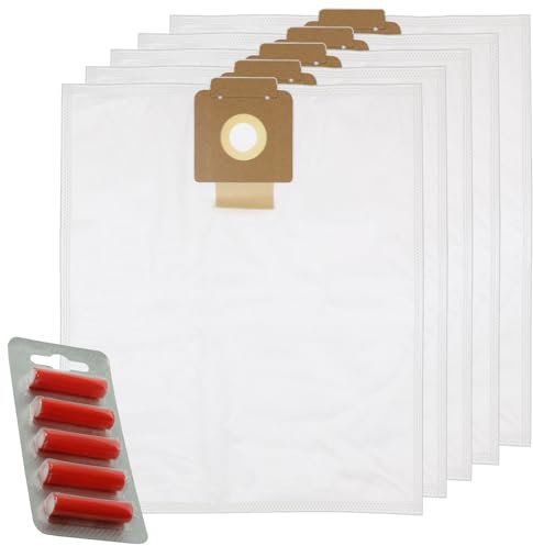SPARES2GO SMS Dust Bags for Karcher T7/1 T9/1 T10/1 T12/1 Series Vacuum Cleaner (Pack of 5 + Fresheners)