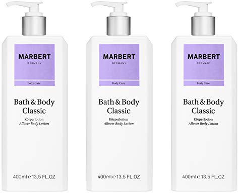 Marbert Bath & Body Classic Körperlotion 3er Sparset a 400ml