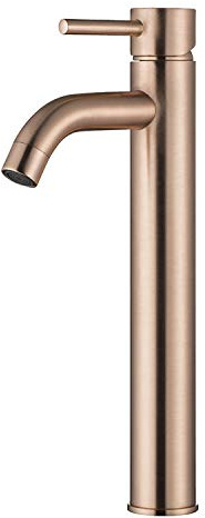StoneArt Waschtischarmatur Wasserhahn Bad Einhebel-Mischbatterie Badarmatur Waschbecken Badezimmer Yaan 939226 rose, 31cm, matt