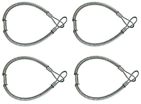 BMS 4 x Whipcheck Cables For Compressor Hose 1/2 - 1 1/4
