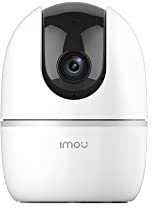 Imou A1 2MP - Indoor Micro Dome Smart Camera, Full HD 1080P, AI Human & Abnormal Sound Detection, H.265, 2 Way Audio, Wide Angle Lens, Black, (Ø x H) 77.4 mm x 106.1 mm, IPC-A22EP-B-V2
