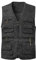 KTWOLEN Herren Outdoor Weste mit Multi-Taschened Anglerweste Jagd- und Angler Camping Wandern Weste Freizeit Ärmellos Jacke, Schwarz, 4XL