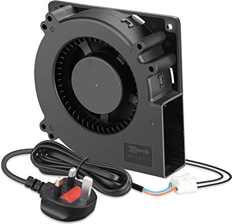 GDSTIME AC 220V 120mm Blower Fan EC 240V 120mm x 32mm Cooling Blower Fan Dual Ball Bearing 230V Centrifugal Turbo Cooling 120mm Turbo Case Fan For Inflatables Inventer Amplifier