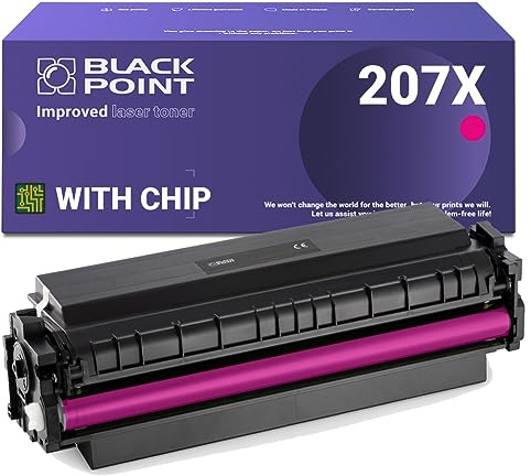 Blackpoint Point Toner Kompatibel zu W2213X (HP 207X) mit Chip - Magenta - für HP Color LaserJet Pro: MFP M282nw, MFP M283fdn, MFP M283fdw, M255dw, M255nw - TÜV Zertifiziert, LCBPH2213XM_AMA