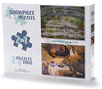Showpiece Puzzles 2 x 1000-teilige Sammlung (Monet)