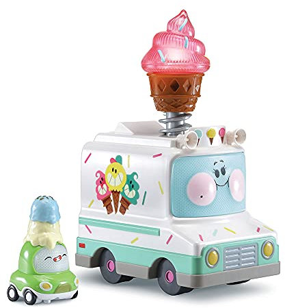 VTech - Tut Tut Cory Bolides - Jessie, Super Camion De Glaces, Jouet Camion Interactif - 1/5 Ans - Version FR 545505 Multicolore