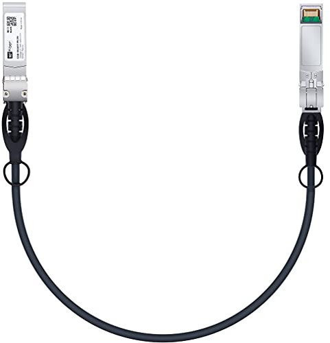 H!Fiber.com 10Gb/s SFP+ DAC Kabel, 0.3-meter (1 ft), 10GBase-CU Passiv Direct Kupfer Twinax SFP+ Kabel für Cisco SFP-H10GB-CU0.3M, Ubiquiti, Netgear, and Other Open Switches and NIC