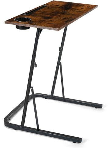 ikkle Adjustable Bike Trainer Fitness Desk, Portable Workstation Standing Desk for Indoor Cycling and Bike Trainer