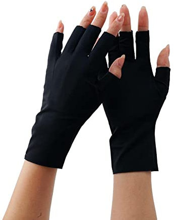 Mitaines d'été semi-doigts UV Gants de conduite en soie glacée Demi-doigts Moufles respirantes Gants fins de protection solaire