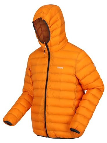 Regatta Marizion Baffle Jacke für Herren mit Kapuze Wasserabweisend und leicht, Größe:XL, Farbe:Orange