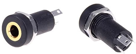 Generico PRISE JACK 3.5 FEMELLE PANNEAU audio stéréo câble 3,5 connecteur à souder F or