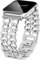 JR.DM Metall Band Silber Kompatibel mit Apple Watch Armband 38mm 40mm 41mm 42mm 44mm 45mm 46mm, Doppelketten Elegant Damen Gliederarmband Ersatz für iWatch Series 10/9/8/7/6/5/4/3/2/1/SE/Ultra