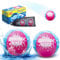 KmmiFF Wasserball klein, 2er-Pack Bounce Balls als Outdoor Games am Strand, See and Pool für Kinder 5-12 Jahre Rosablau