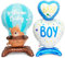 XXL Baby Boy Folienballons, Welcome Baby Boy Balloon, Baby Dusche Taufe Ballon Blau Gender Reveal, Junge Geburt Luftballon, Baby Shower Deko Boy, Baby Party Dekoration, Baby Willkommen Party Geschenke