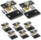 Tonitrui Silent Ball Catch, Adjustable Strong Magnet Door Catch，Using Noise Free, Replacing Door Ball Catch, with Identical Installation Dimension(4 Pack, Black)