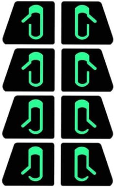 Compatible with Tesla for Model 3 Car Open Door Button Stickers Accessories Reminder Door Open Sticker Armrest Window Lift Switch Automotive Interior (Size : 1)