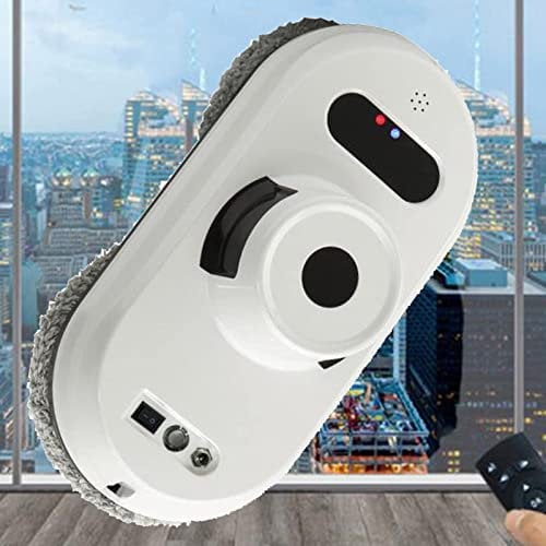 Jrcfnss Robot lavavetri Elettrico, aspirapolvere Automatico per vetri, Robot lavavetri per finestre Esterne/Interne, Tavolo, Piastrelle, soffitto