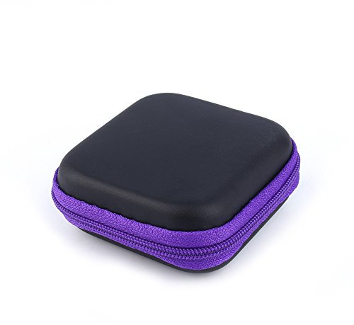 Hard Case for Headphones, Earbuds Carrying Case Hard Box Gadget Case, Portable Storage Earbud Pouch Bag for Cable USB Data Line