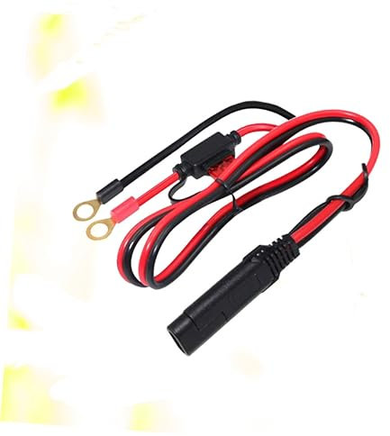 Anneome Hedge Trimmer Cable Connector Sae to Connector Cable Ring Battery Charger Extension Heat Resistant