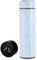 Edelstahl Trinkflasche 500ml,Auslaufsichere Isolierflasche,Isolierte Wasserflasche,Thermosflasche,LED-Touchscreen-Temperaturanzeige,Wasserflasche Vakuum Isolierbecher für Sport Camping Reise (Weiß)