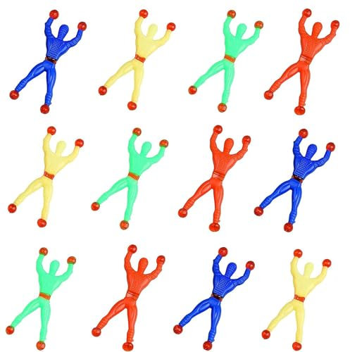 YUGUOLAN 12 Stücke Spielzeug Für Männer, Fensterkletterer, Fensterläufer, Mitgebsel Klettergeburtstag, Fenster Klettermann, Für Kinderpartys Und Geburtstagsgeschenke Für Jungen Und Mädchen