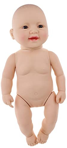 JWQFBC 50 cm Große, Nackte Neugeborenen Babypuppe für Mädchen