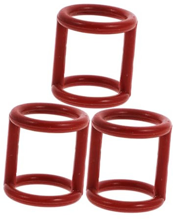 CHICAMPERA 3pcs Ice Cream Machine Seal Rings I-Shaped Gaskets for Flavor Preservation Compatible Various Models and Reliable Ice Cream Maker Accessories