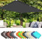 Voile d'ombrage Terrasse Rectangulaire 3 x 4 m Imperméable 98% Anti UV Toile Pergola Bache d'ombrage avec Oeillets et Cordons pour Jardin Extérieur Terrasse, Gris Foncé