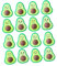 HANABASS 36stücke Avocado Cartoon Radiergummis Für Junge Mädchen Kreative Radiergummis Für Schüler Schulbedarf Und Kleine Für Mädchen Und Jungen Im Unterricht
