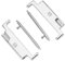 ACOGEDO Stylish Metal Watch Band Adapter Set für 18-22 Mm Edelstahl-Uhr-Wach-Gurt-Anschluss in Roségold mit Federstangen (1 Paar)