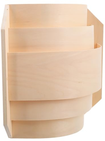 IMIKEYA Saunaleuchte Holz Lampenschirm mit Sanfter Lichtabgabe Hitze und Feuchtigkeitsbeständig Rechtwinkliges Design für Saunaraum und Hotelsauna