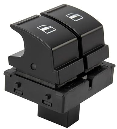 ZWBHNB Fensterheberschalter Für VW Für Golf 5, 6 GTI, Für Passat B6 CC, Für Tiguan 1K3 959 857A Türfensterschalter(SCHWARZ 2)