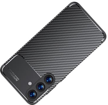 Hülle Kompatibel mit Samsung Galaxy S25+ | Handyhülle Silikon Back Cover Case TPU Bumper | Schwarz