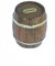 Spardose Weinfass Holz-Messing H 11 cm Ø 10 cm