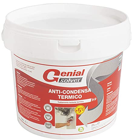 Genial Solver Anti-Condensa Termico - Pittura ANTIMUFFA per Interni Bianca - 2.5 L