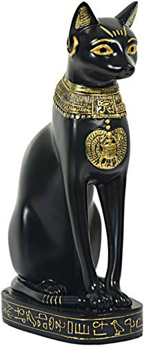 Unbekannt Bastet Figur 20 cm schwarz/Gold - Deko Statue Skulptur Ägypten