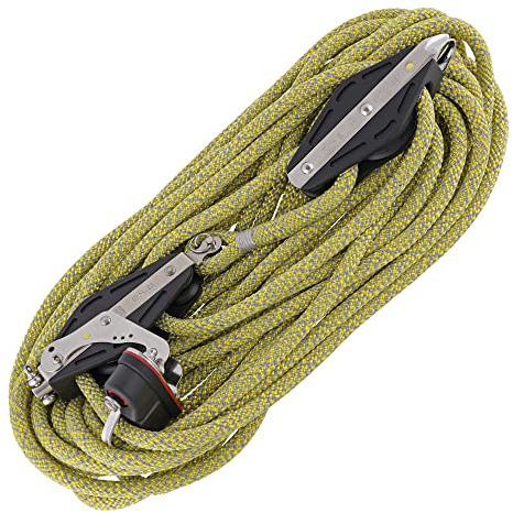 Sprenger Palan complet de grande voile palier lisse cordage 10 mm 15 m