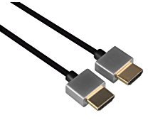 VELLEMAN - PAC415T020 Kabel HDMI 2.0 cremeweiß Mle/Mle – 32 AWG – 3,8 mm – Länge 2 m 174127