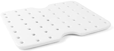 Holst Porzellan GN 1-2 EG Gastronorm Drainagegitter rechteckig 24 x 19 cm, weiß, 24 x 18.5 x 1 cm, 2 Einheiten