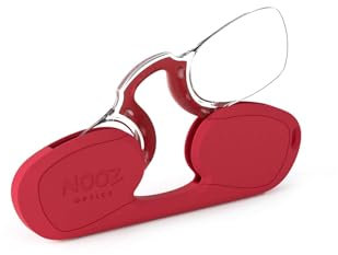 NOOZ - Occhiali da lettura senza aste - Diottria +2.5 - Binocolo per uomo e donna - Custodia molto compatta. L'essenziale per i presbiti - Rettangolare