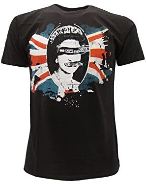Sex Pistols T-shirt God Save The Queen T-shirt Punk Rock – officiel original